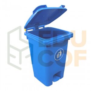 Contenedor de basura 60 litros azul