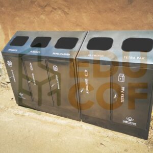 Basurero ecológico 5 segregaciones